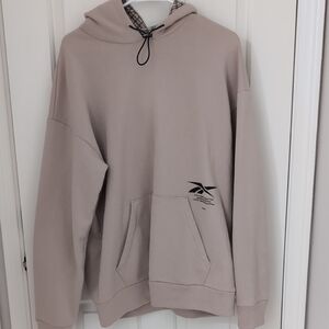 Men Reebok Tan Hoodie - Medium